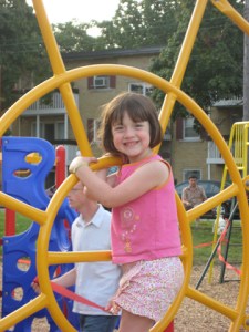 It was all smiles for Rebeccah Charette!